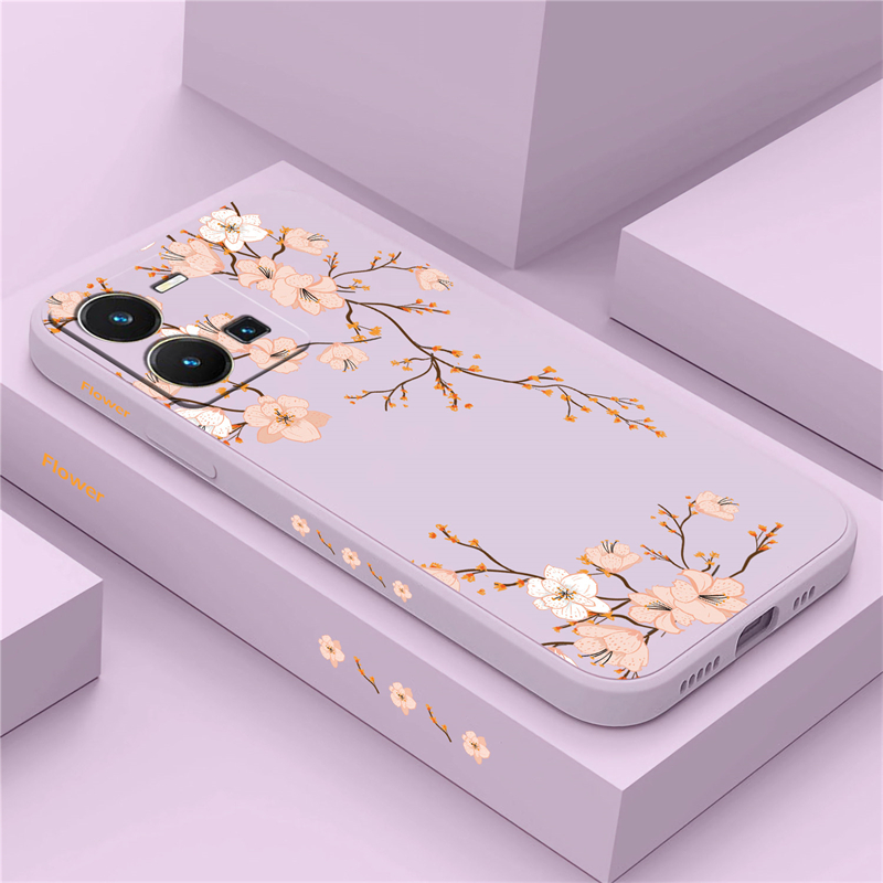 Vivo Y28 - 꽃 꽃 케이스 VIVO Y93 Y91