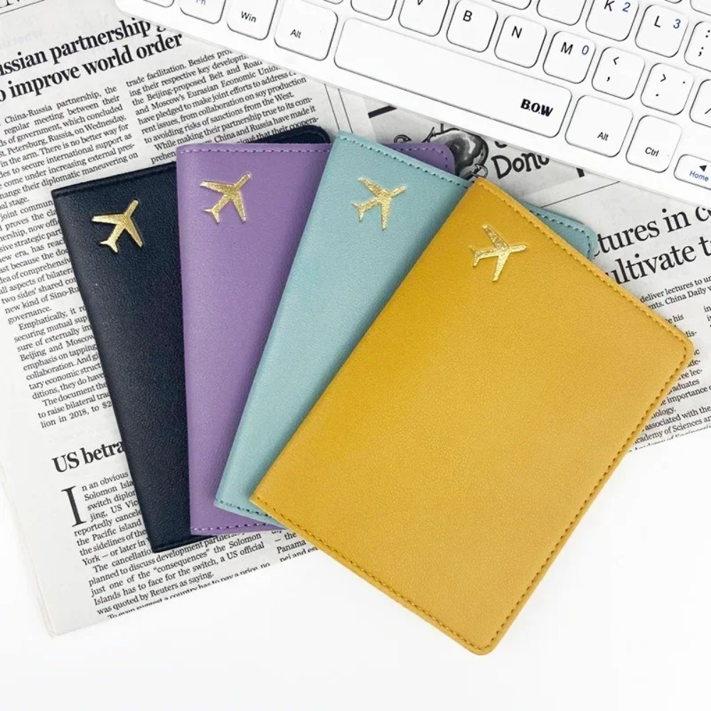 Leather Passport Cover - PU 가죽 여권 홀더 경량 방수