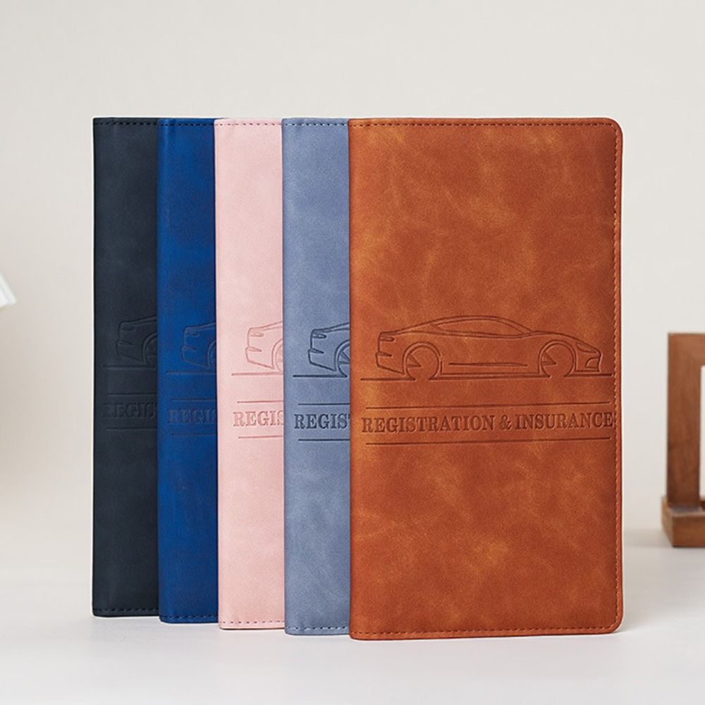 Leather Passport Cover - 카드 홀더 PU 가죽 여권 가방