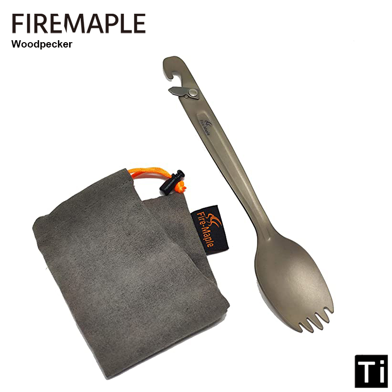 Gold Cutlery Flatware - 화재 메이플 티타늄 스포크 멀티 기능