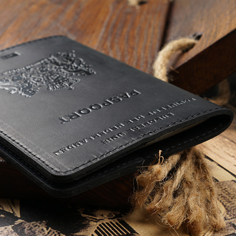 네덜란드 여권 커버 - 신용 카드 슬롯 및 RFID 차 - Leather Passport Cover 리뷰 및 가격