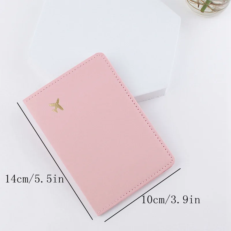 간단한 패션 여권 홀더 가방 여행 얇은 슬림 ID 카드 - Leather Passport Cover 리뷰 및 가격