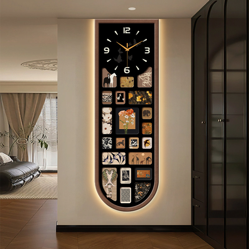 수직 보안 벽시계 독특한 일본식 침실 디지털 벽시계 장 - Luxury Lifestyle Aesthetic 리뷰 및 가격