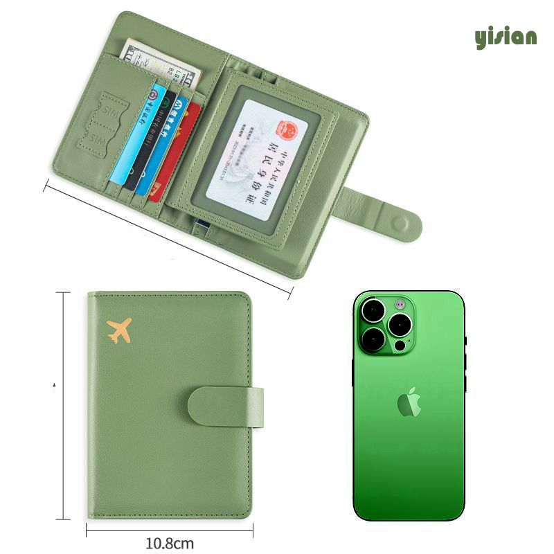 RFID 여권 커버 케이스 여권 홀더 다기능 여권 지갑 - Leather Passport Cover 리뷰 및 가격