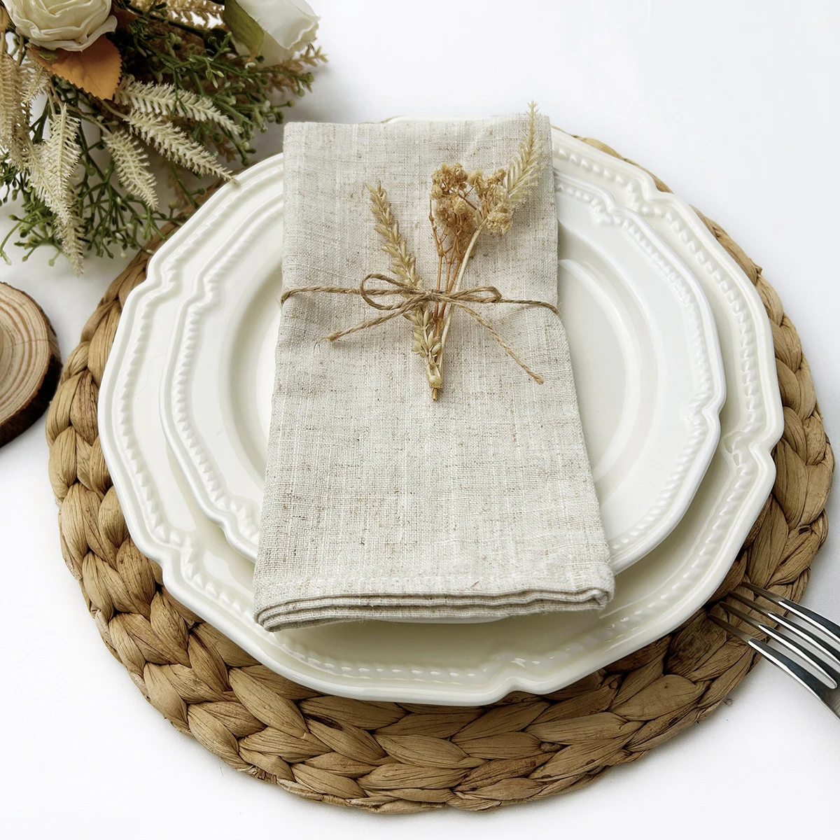6/10/12 30x30cm 리넨 냅킨 세트, 내구성이 - Linen Napkin Set 리뷰 및 가격