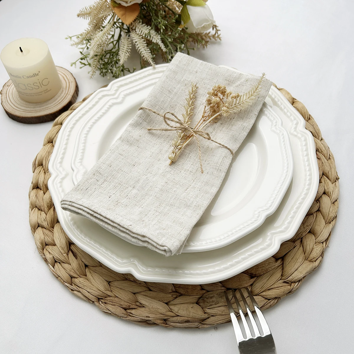 6/10/12 30x30cm 리넨 냅킨 세트, 내구성이 - Linen Napkin Set 리뷰 및 가격