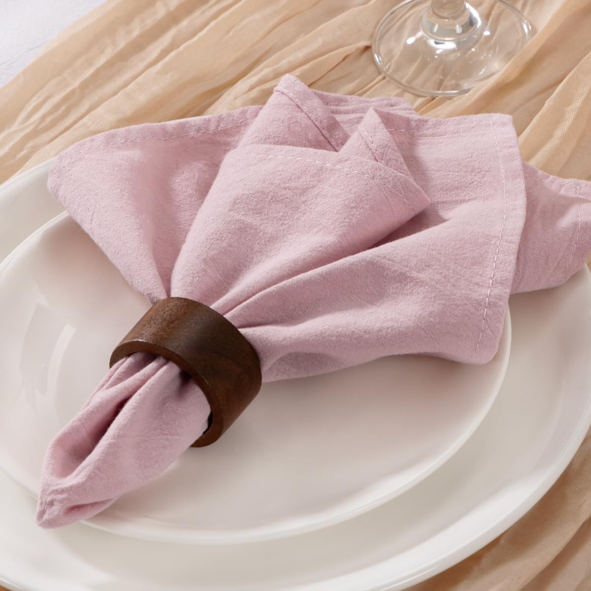 린넨 천 냅킨 세트 8/6/1개 보헤미안 내추럴 디너  - Linen Napkin Set 리뷰 및 가격