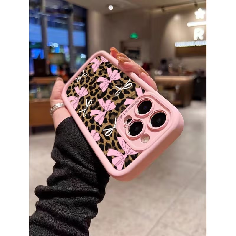 레오파드 프린트 리본 폰 케이스 (아이폰 18, 17, - Apple Iphone 15 Pro Max 리뷰 및 가격