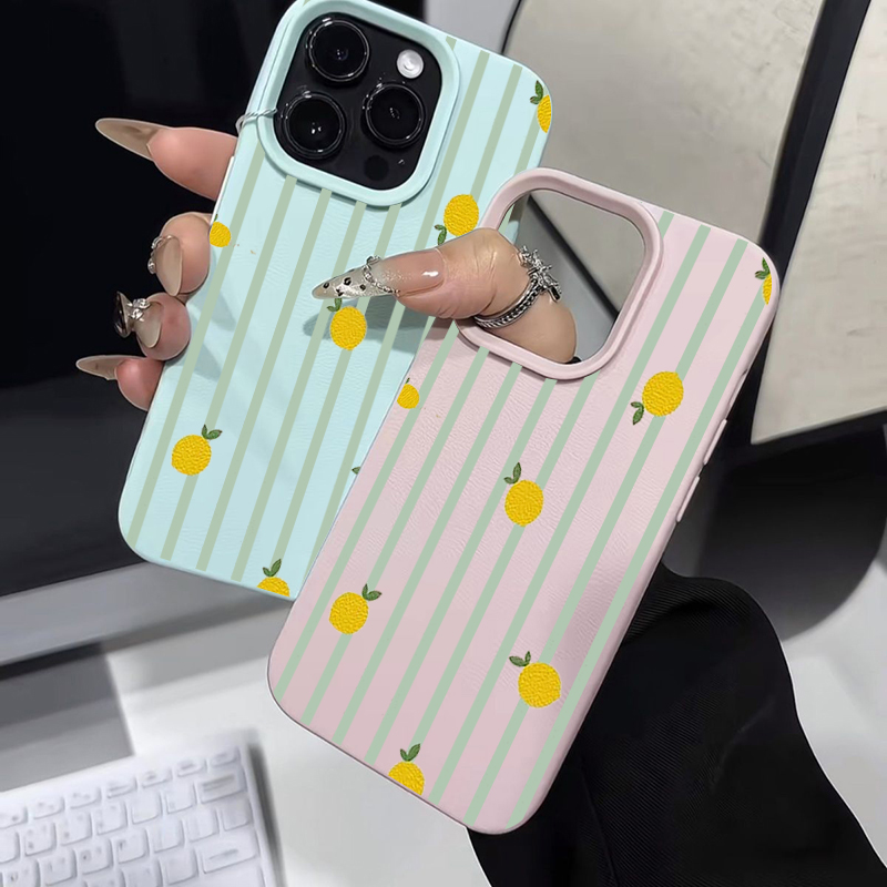 충격 방지 귀여운 레몬 패턴 실리콘 폰 케이스 아이폰  - Apple Iphone 15 Pro Max 리뷰 및 가격