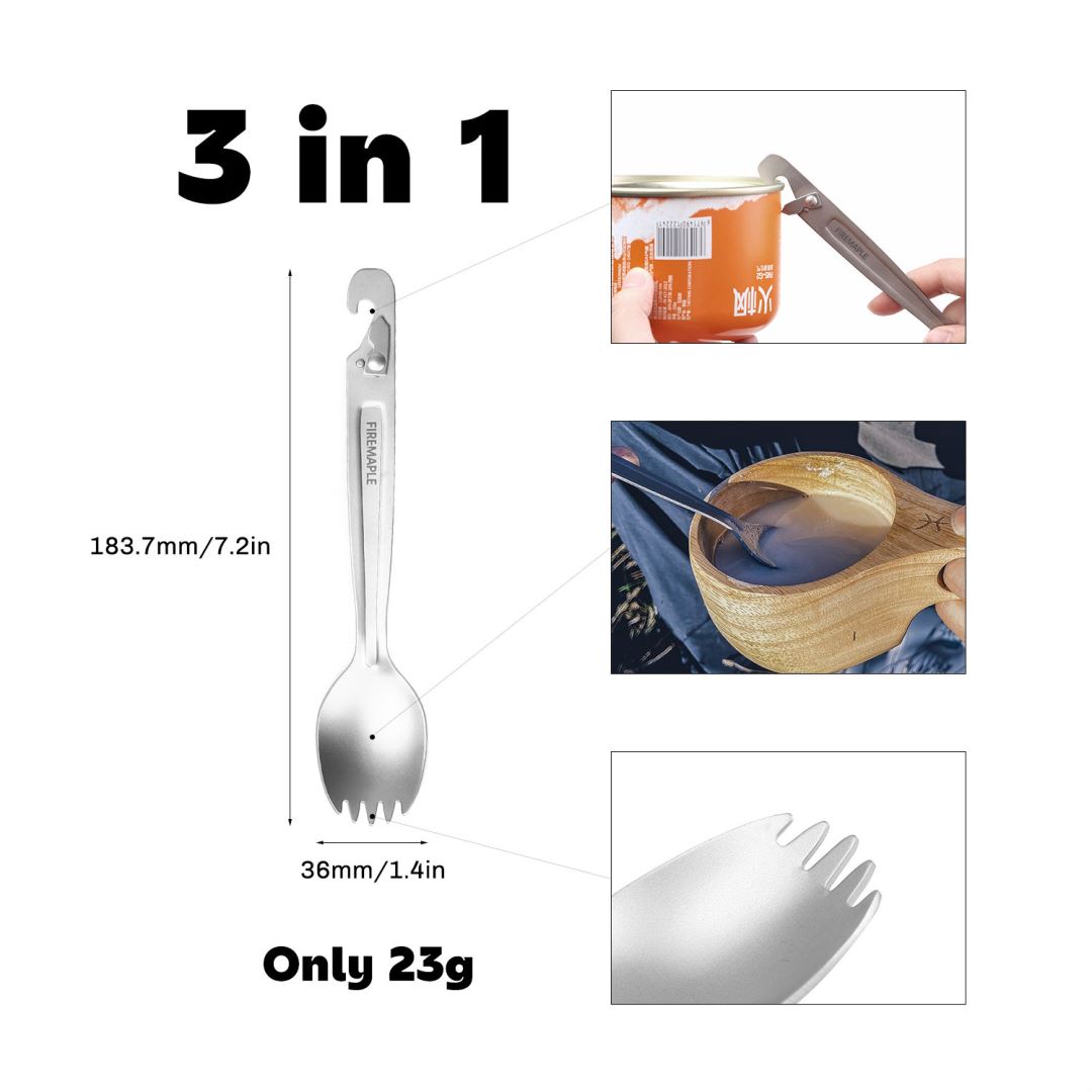 화재 메이플 티타늄 스포크 멀티 기능 펀치 초경량 하이 - Gold Cutlery Flatware 리뷰 및 가격