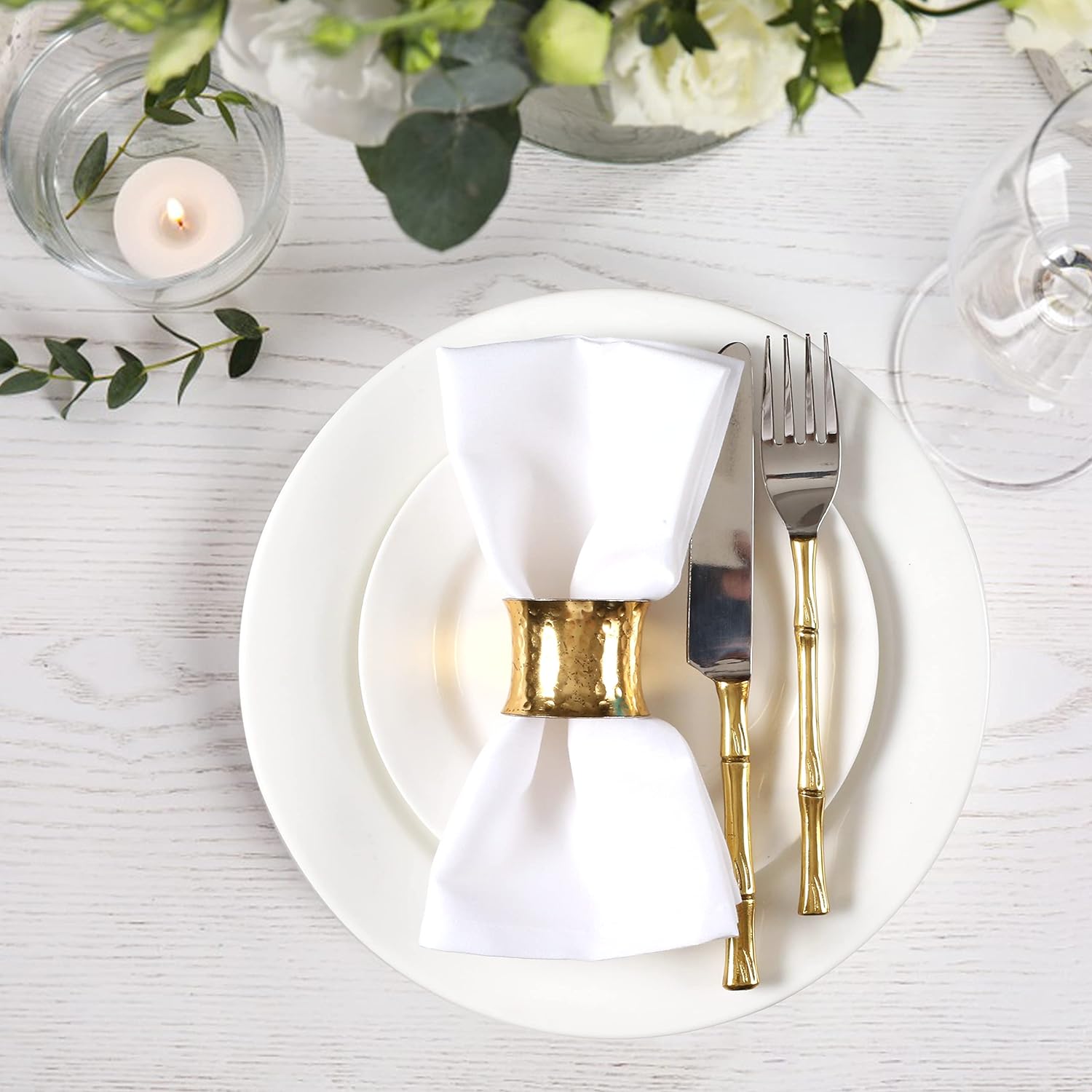 6개 100% 면 디너 냅킨 흰색 냅킨 부드럽고 흡수성 - Linen Napkin Set 리뷰 및 가격